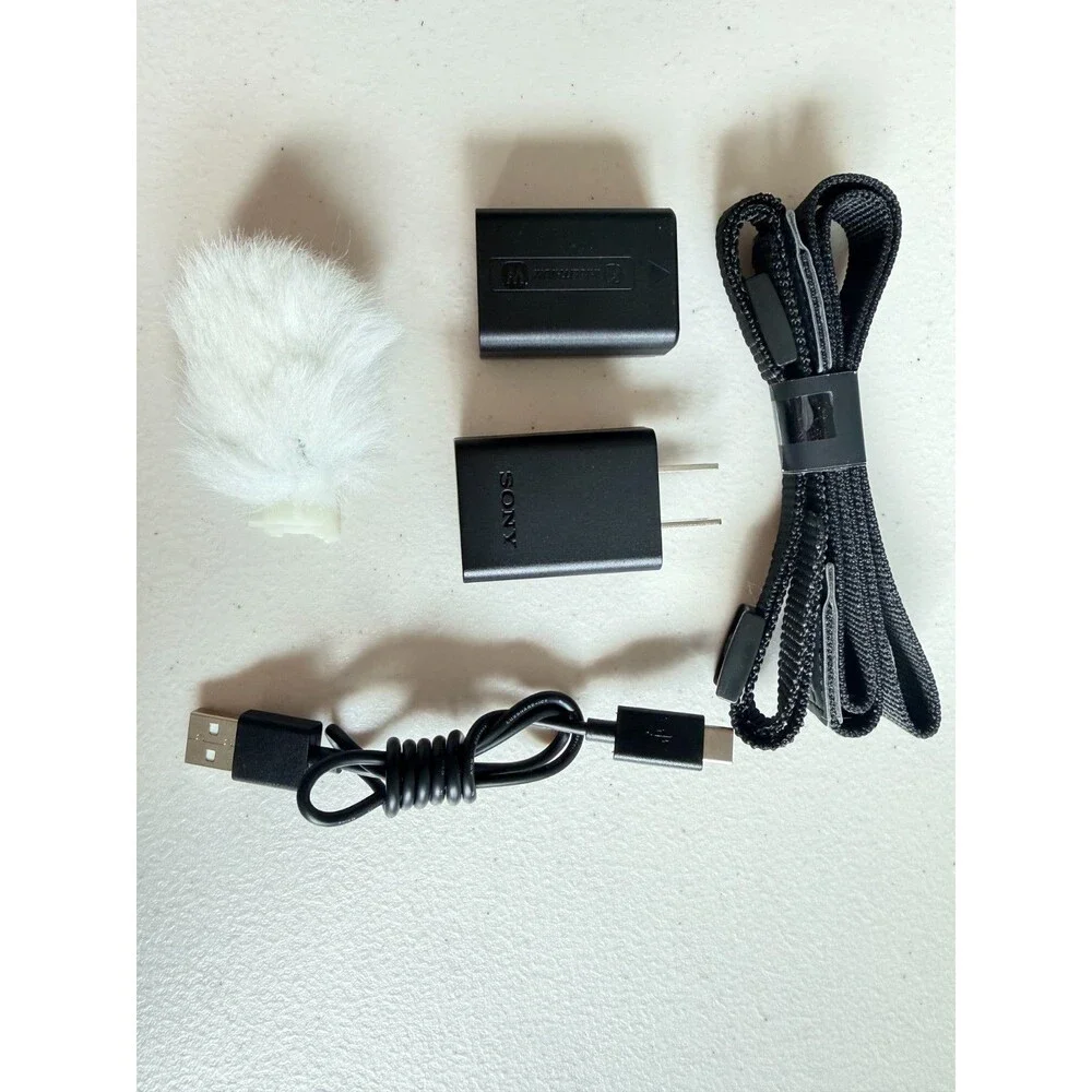 in the Box w/accessories Sony Alpha ZV-E10 Mirrorless Camera, White (Body Only)